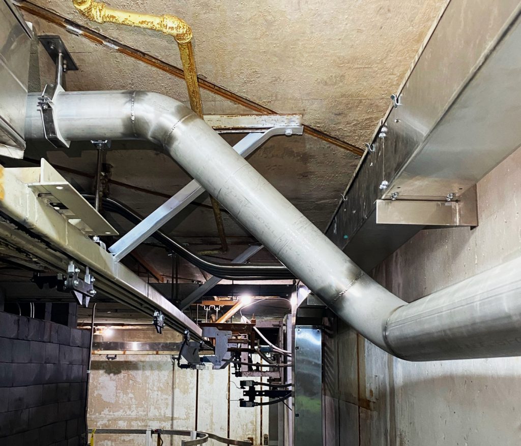 Steris Industrial Piping Project with Pipe Welds