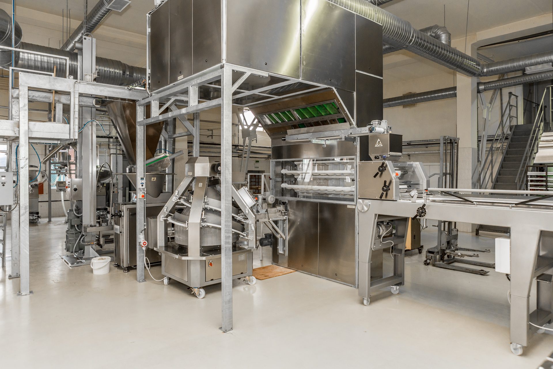 Heavy Equipment Installation - Food Processing Line With Conveyor