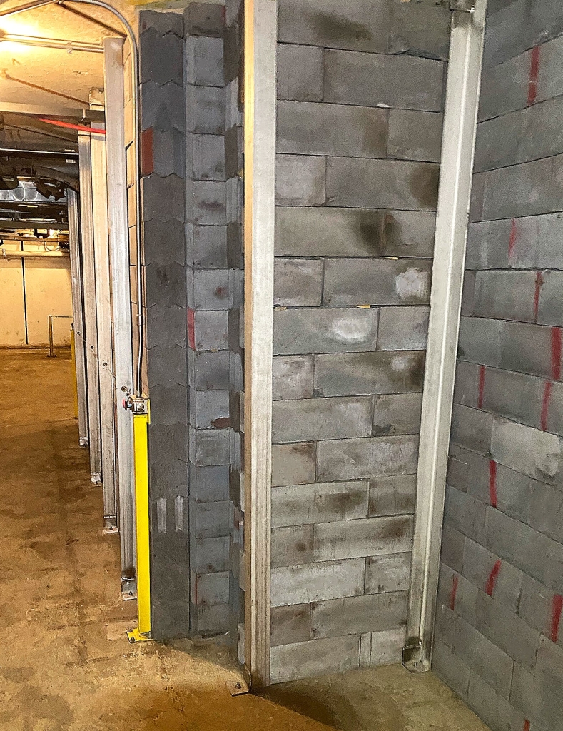 Custom Construction Wall Build With Steel Support Structures
