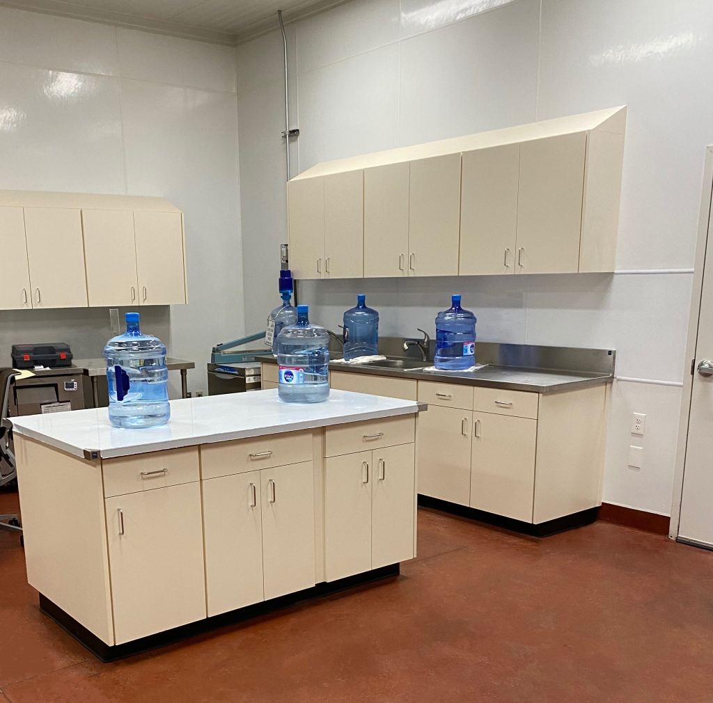 Custom Industrial Company Kitchen with Piping Build