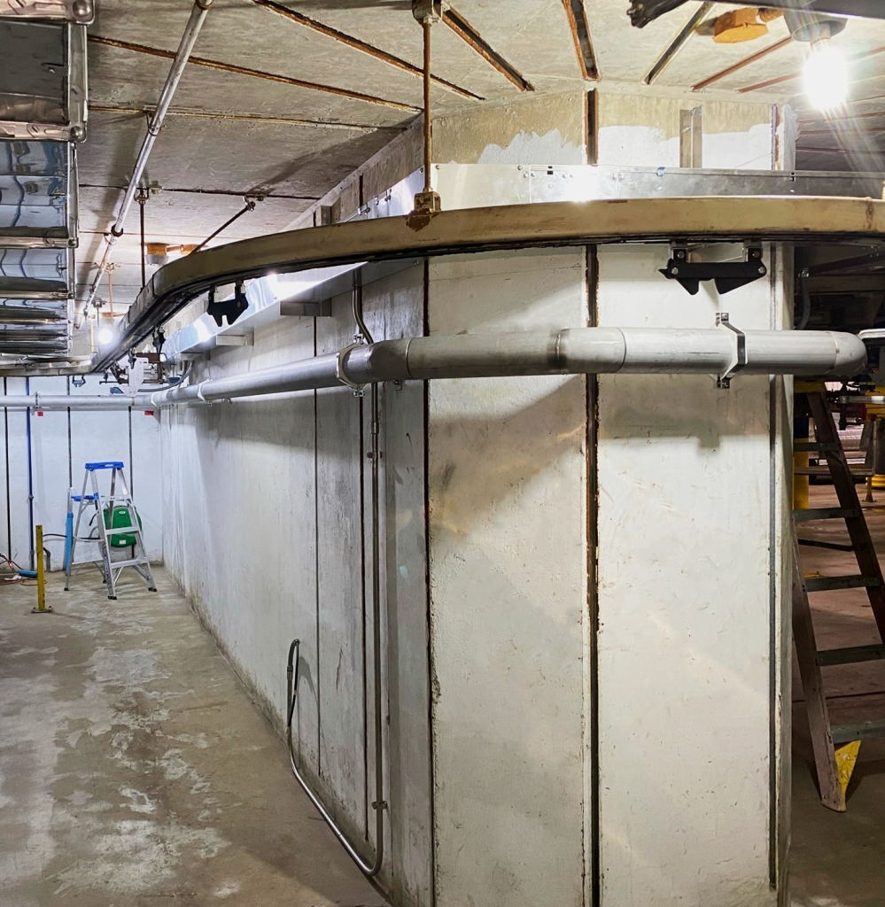 Industrial Piping Around Custom Building Layout