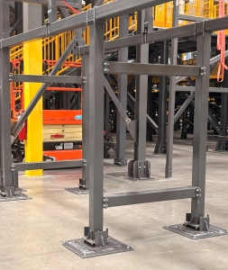 metal exterior of structure